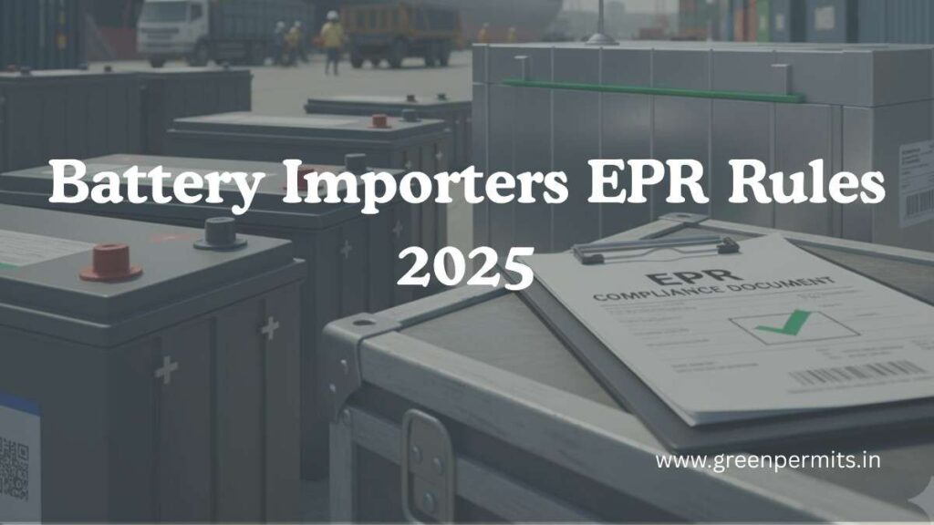 Battery Importers: EPR Rules & Obligations