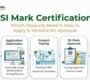 ISI Mark Certifcation