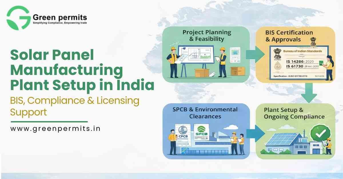 Solar Panel Manufacturing Plant Setup - Green Permits