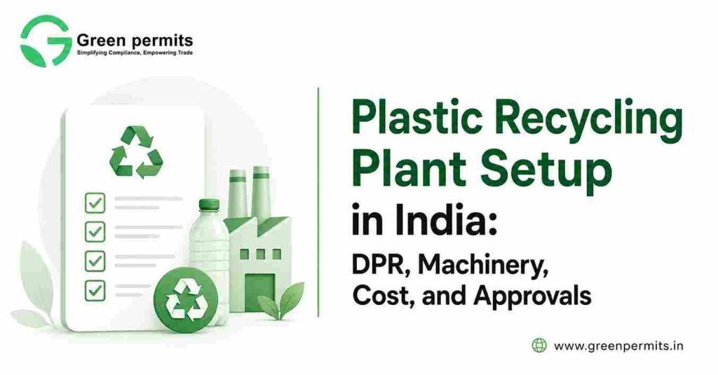 Plastic Recycling plant setup