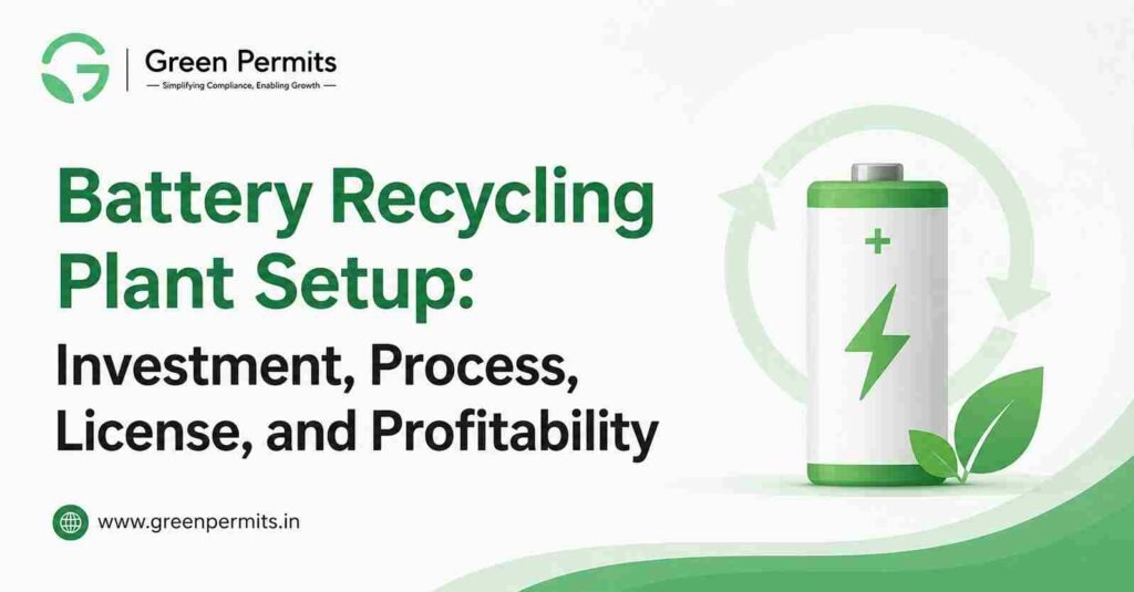 Battery Recycling plant setup