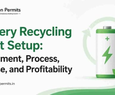 Battery Recycling plant setup