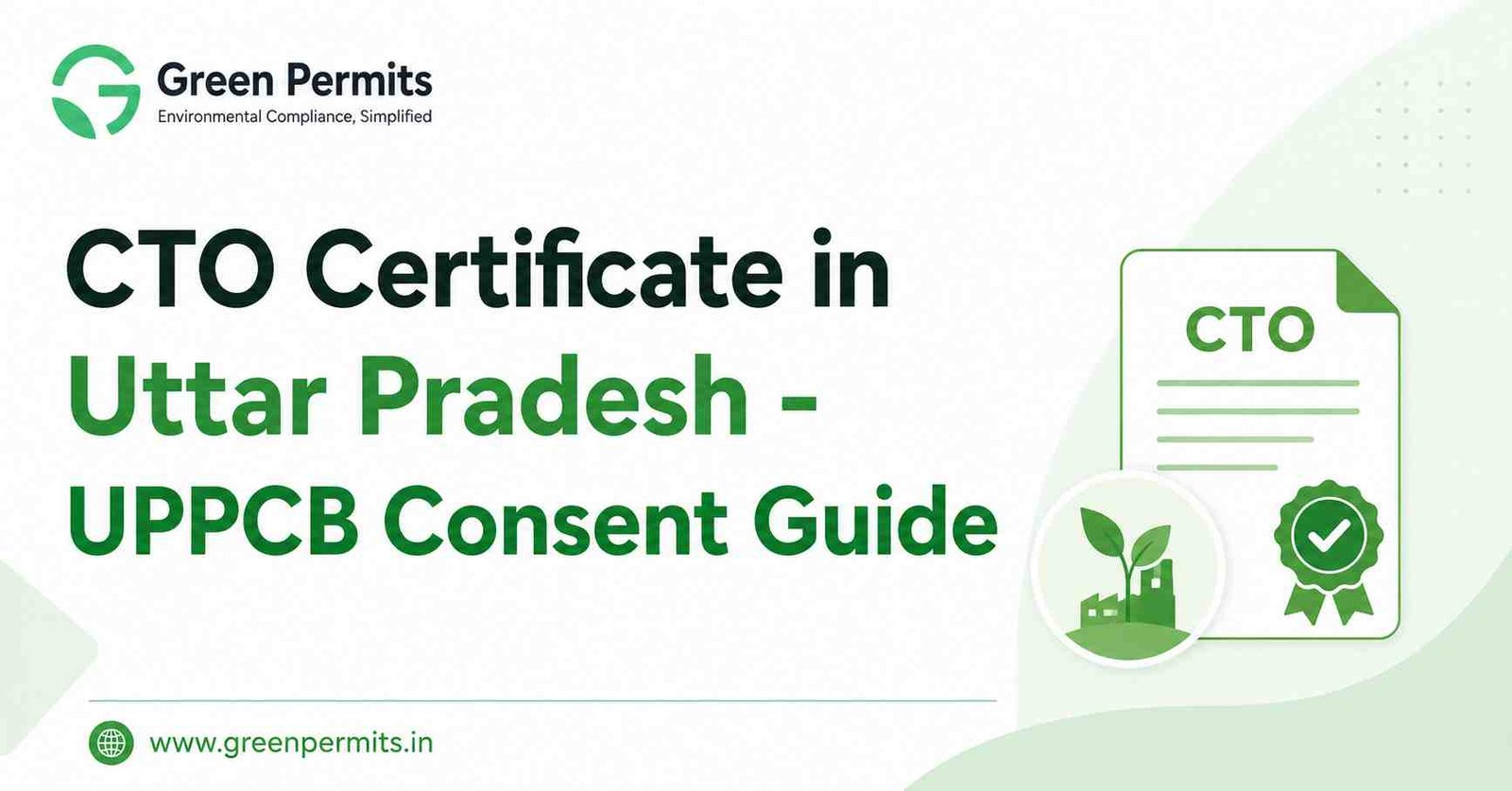 CTO Certificate in Uttar Pradesh - UPPCB Consent Guide