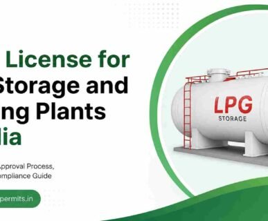 PESO License for LPG Storage and Bottling Plants in India
