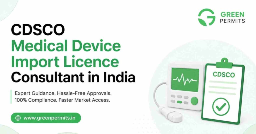 CDSCO Medical Device Import Licence Consultant in India