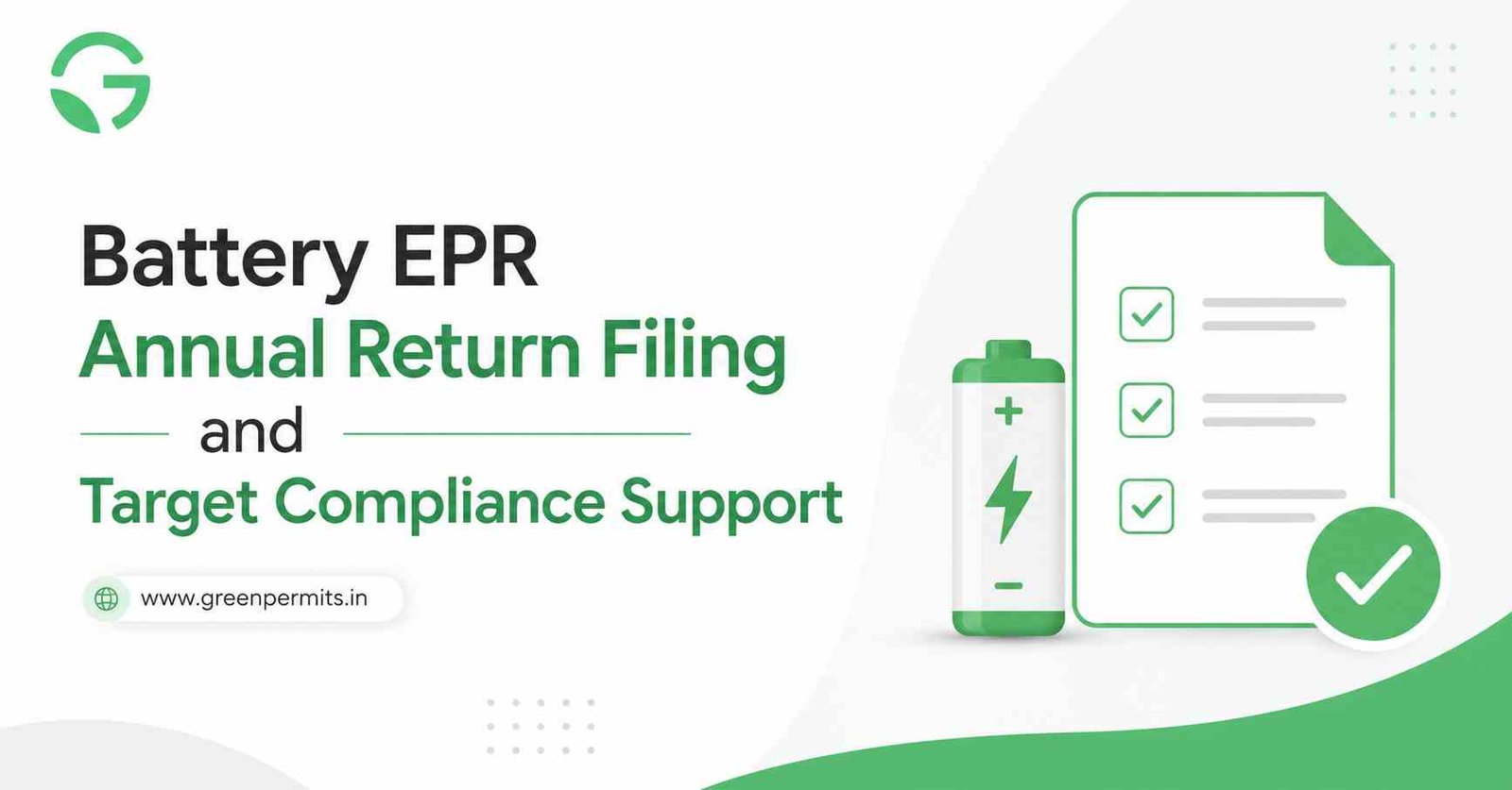 Battery EPR Annual Return Filing and Target Compliance Support in India