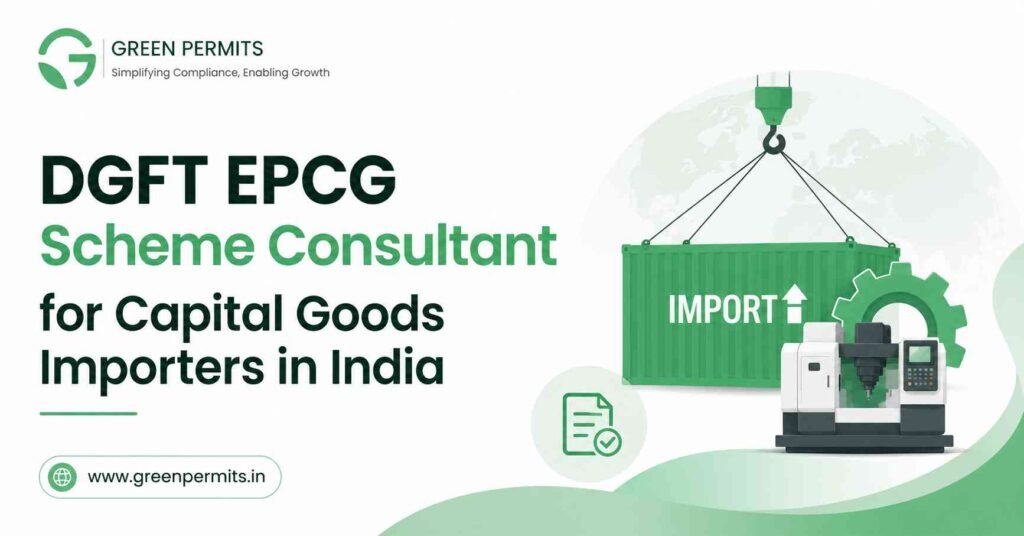 DGFT EPCG Scheme Consultant for Capital Goods Importers in India