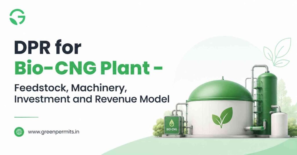 DPR for Bio-CNG Plant in India: Feedstock, Machinery, Investment and Revenue Model