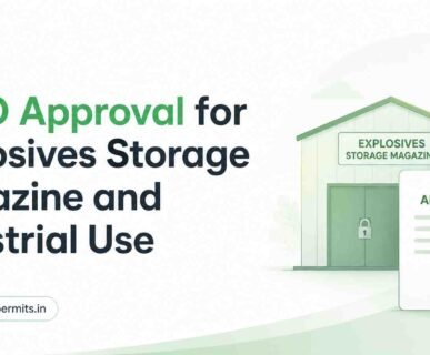 PESO Licence for Explosives Storage Magazine and Industrial Use