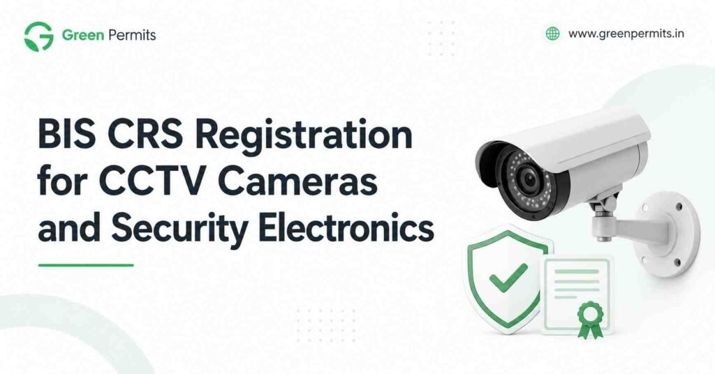 BIS CRS Registration for CCTV Cameras in India: Standards, Security ER and Process