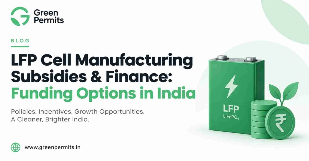 LFP Cell Manufacturing in India: PLI ACC Subsidy, Customs Relief & Project Finance