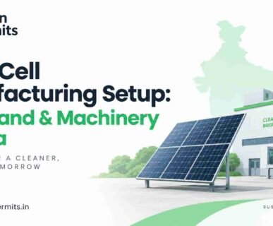 Solar Cell Manufacturing Setup: Cost, Land & Machinery in India