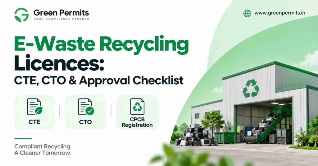 E-Waste Recycling Plant Licences: CTE, CTO & Approval Checklist