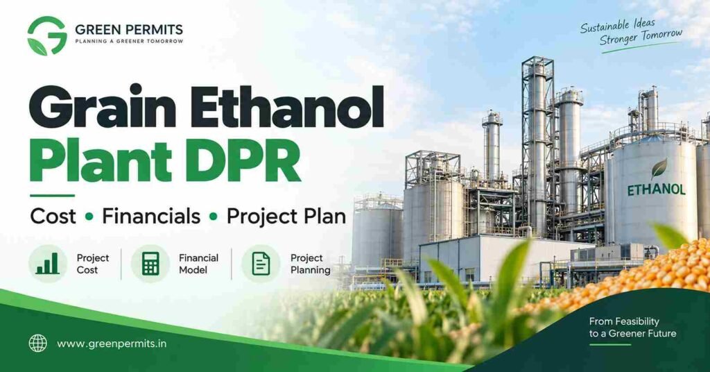 Grain Ethanol Plant DPR: Cost, Financials and Project Plan