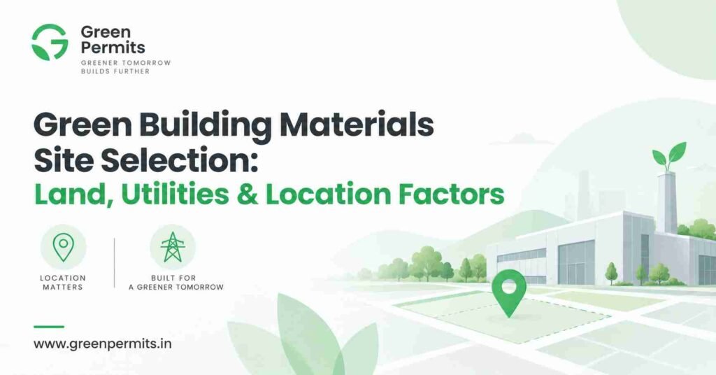 Green Building Materials Site Selection: Land, Utilities & Location Factors