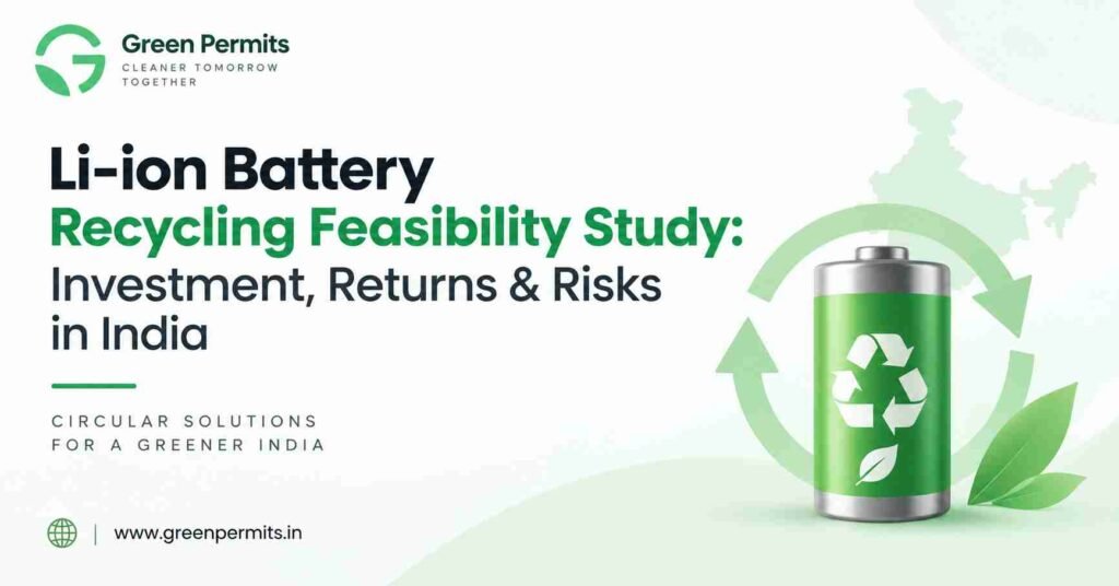Li-ion Battery Recycling Feasibility Study: Investment, Returns and Risks in India