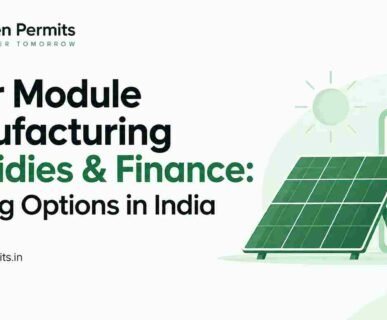 Solar Module Manufacturing Subsidies & Finance: Funding Options in India