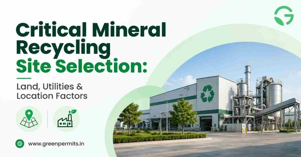 Critical Mineral Recycling Site Selection: Land, Utilities & Location Factors