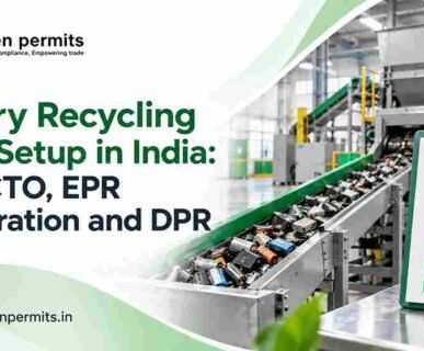 Battery Recycling Plant Setup in India: CTE, CTO, EPR Registration and DPR